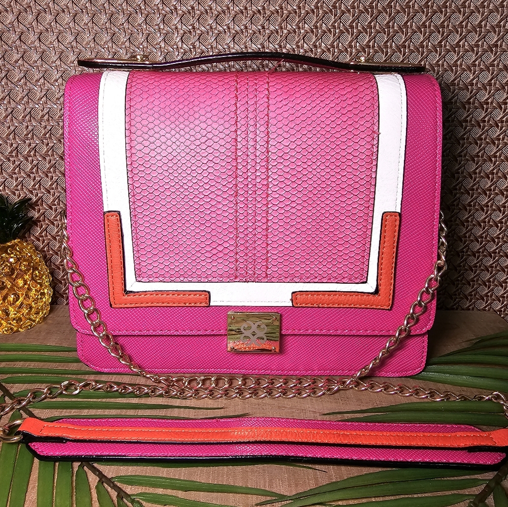 EUC!!! | Gianni Bini | Pink | White | Orange | Gold | Handbag